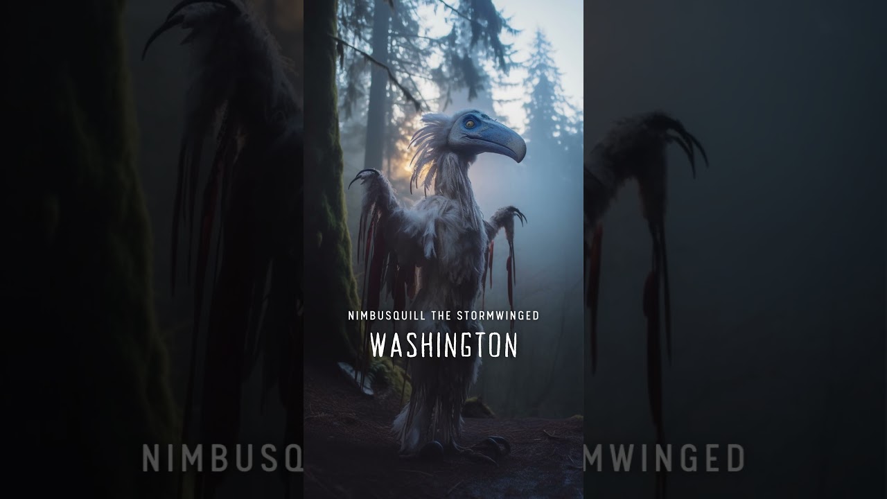 US States as Monsters AI Generated Art | Part 3