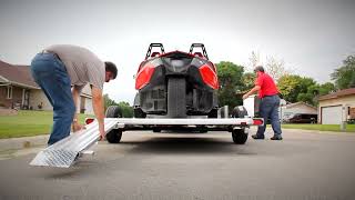 New 2026 Aluma 8214H-ESA-S-TG Tilt Trailer / ALL ALUMINUM / 80" WIDE X 14'6" LONG