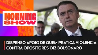 Bolsonaro cobra investigação sobre morte de petista em Foz do Iguaçu (PR)