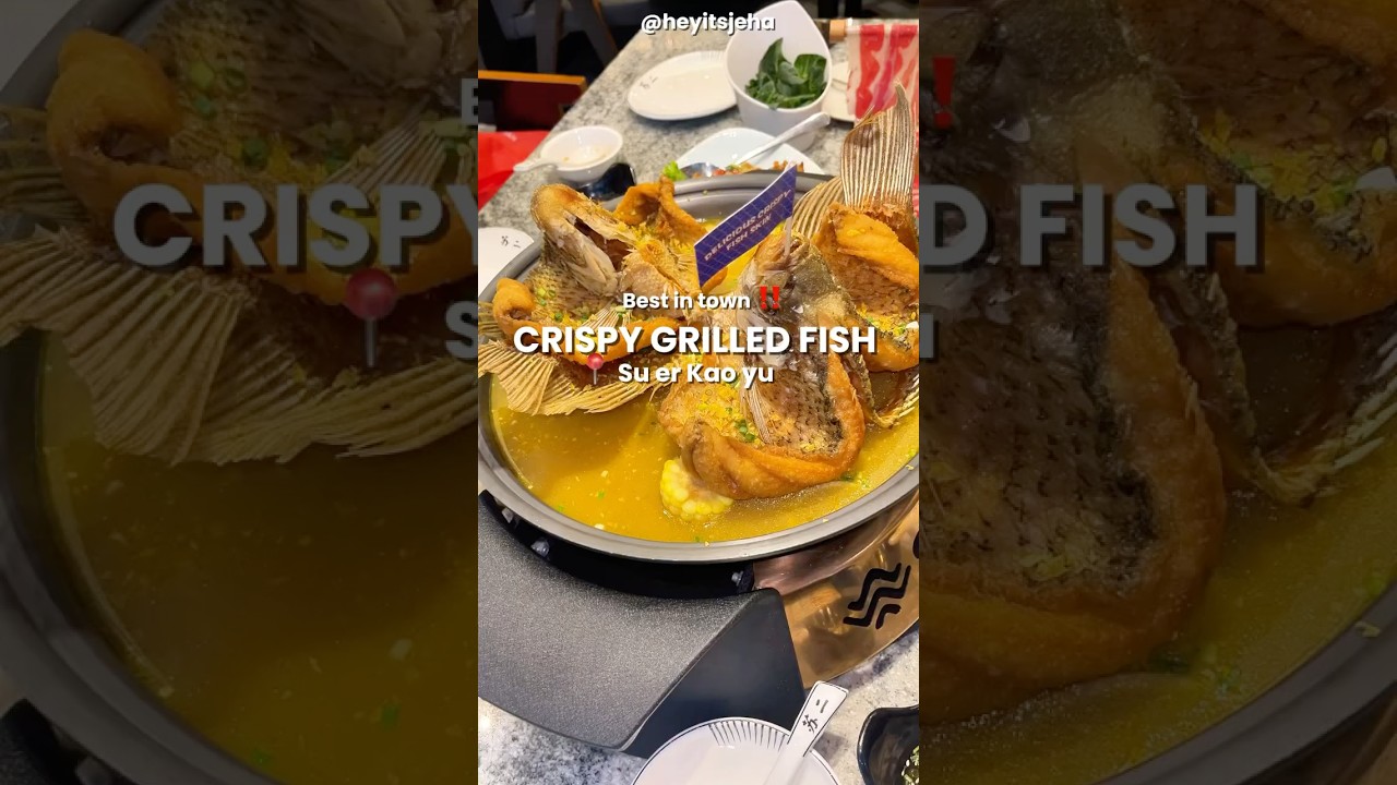 BEST GRILLED FISH IN TOWN‼️ SU ER KAO YU #grilledfish #suerkaoyu