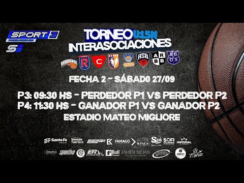FECHA 2 - SEDE CENTENARIO (SÁBADO 27/09) - INTERASOCIACIONES U15M