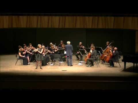 Elina Ceprova ar  "Vidzemes kamerorķestri", diriģents A. Veismanis  2016. gads Cēsu koncertzāle