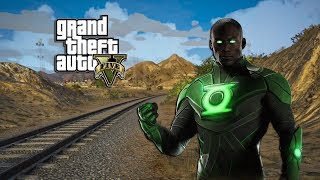 GTA 5 - GREEN LANTERN, JOHN STEWART (GTA 5 PC MODS NVR)