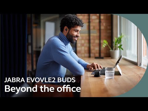Ausinės JABRA EVOLVE2 Belaidės Buds USB-C MS video