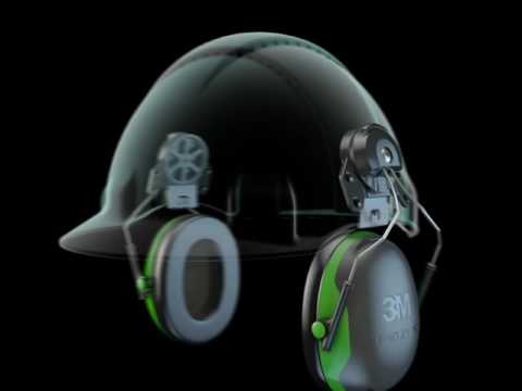 3M PELTOR Cap Mount Earmuffs X1P3E