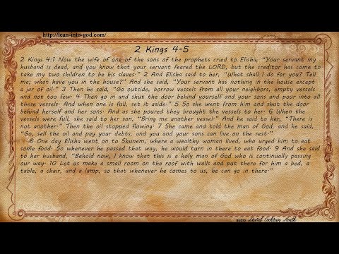 2 Kings 4-5