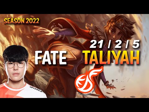 KDF FATE TALIYAH vs GALIO Mid - KR Ranked