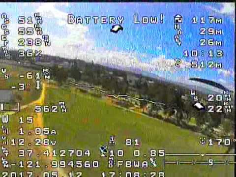 BFG2600 - Auto Takeoff with big branch attached to it.