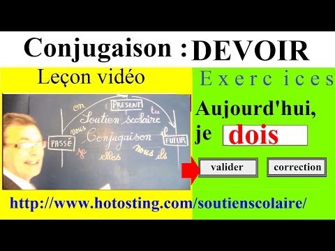 Conjugaison ce1 ce2 du sem-auxiliaire devoir : imparfait présent futur