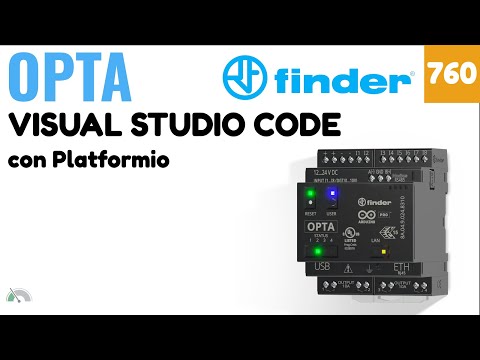 Programmare OPTA Finder con Visual Studio Code e Platformio - Video 760