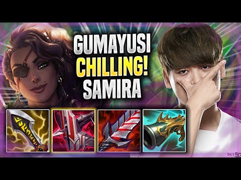 GUMAYUSI CHILLING WITH SAMIRA! - T1 Gumayusi Plays Samira ADC vs Jinx! | Season 2022