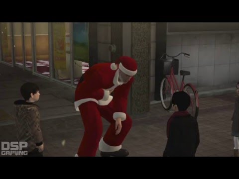 Yakuza 5 playthrough pt56 - FINALLY In Town! Santa Seijima? And MORE BEARS?!