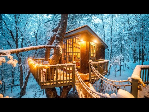 Unique & Cozy Winter Getaways (Treehouse, A-frame, Log...