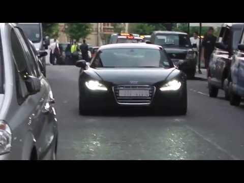 Arab Audi R8 V10 Accelerations | Engine Noises in London