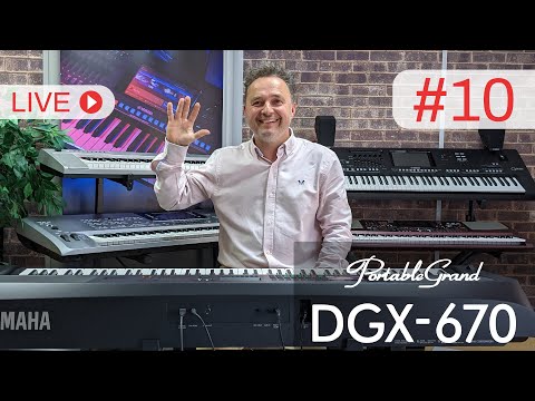 Casual Keyboards LIVE (#10) - Yamaha DGX670 first impressions and playing with David Cooper