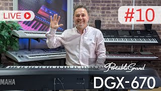 Casual Keyboards LIVE (#10) – Yamaha DGX670 first impressions and playing with David Cooper