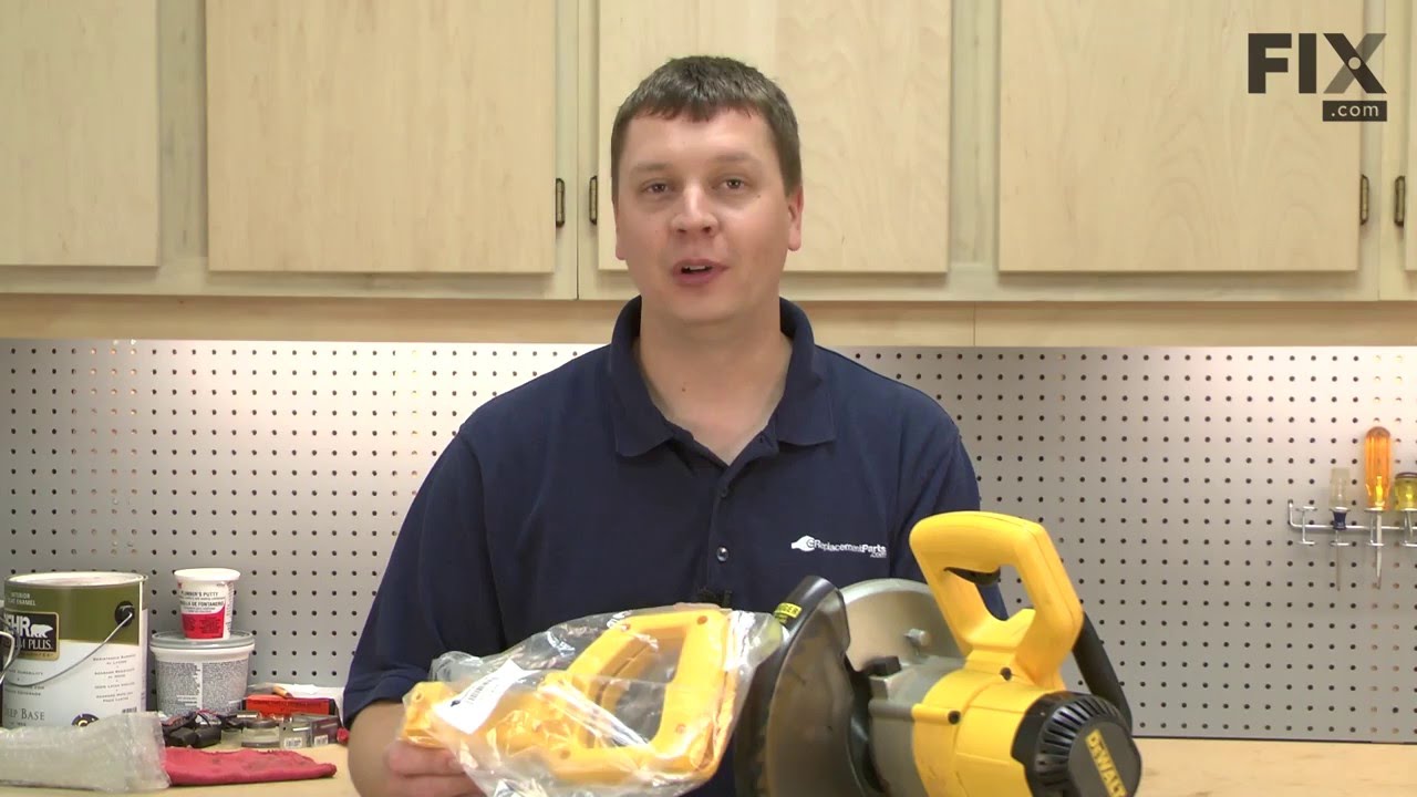 Replacing your DeWALT Miter Saw Handle Assembly