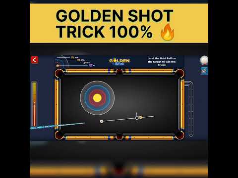 Golden Shot Trick 100% Working in 8 Ball Pool 🔥 #8ballpool