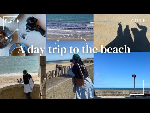 A day trip vlog to the beach | voyage à saint malo
