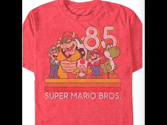 Vídeo relacionado con Nintendo Super Mario Running Retro Stripe T-Shirt Camiseta, Azul Marino Jaspeado, L para Hombre