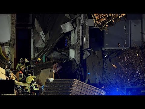 Explosion collapses building in Antwerp, injuring up to 20