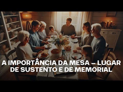 #184 Culto de Celebração | A IMPORTÂNCIA DA MESA — LUGAR DE SUSTENTO E DE MEMORIAL.