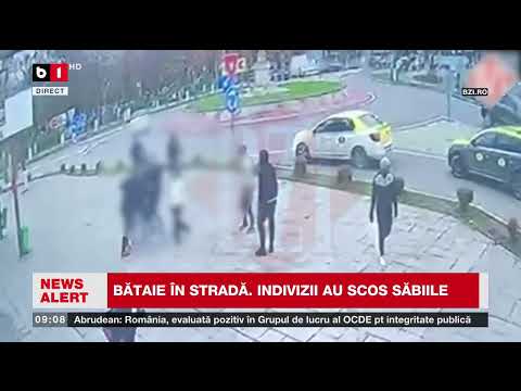 BĂTAIE ÎN STRADĂ. INDIVIZII AU SCOS SĂBIILE_Știri B1TV_15 nov. 2025