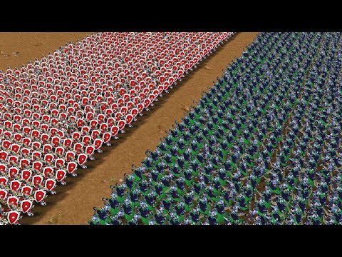 1000 Footman vs 1000 Archer AllFullGrade