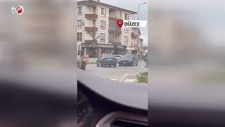 Koruköy Kavşağı’nda Ters Şeride Giren Sürücüye Ceza