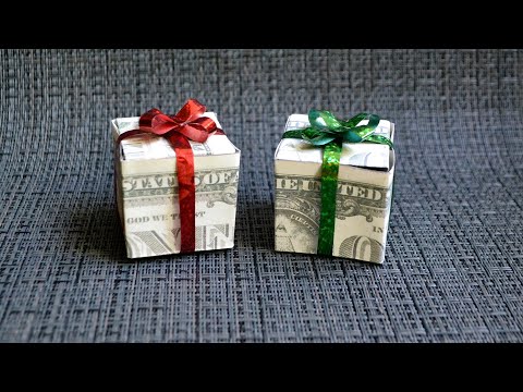 My MONEY GIFT BOX | Christmas Gifts | Dollar Origami | Tutorial DIY by NProkuda