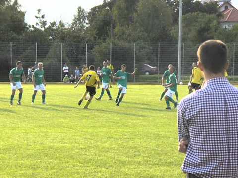 Grom Kąkolewnica - ŁKS Łazy, słupek Łukasza Grochowskiego