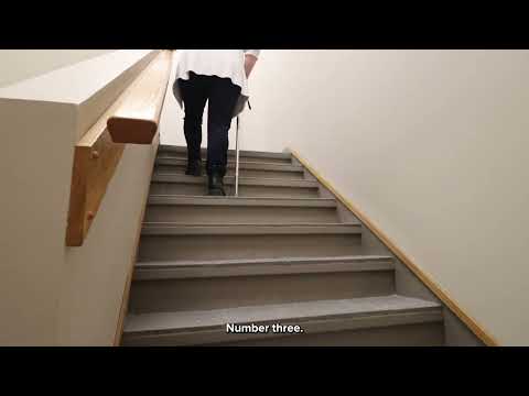 How to Safely Use a Cane to Go Up and Down Stairs