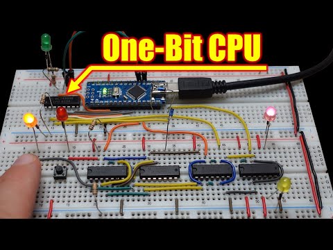 1-Bit Breadboard Computer with MC14500