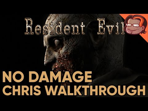 Resident Evil Remaster Chris Walkthrough [No Damage]