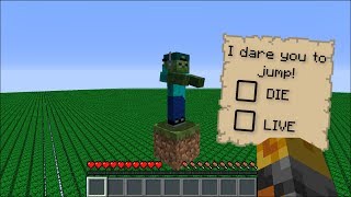 Minecraft DON'T DO THE WRONG DARE !! SURVIVE BY DOING PRANKS !! Minecraft Mods