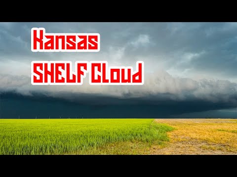 Gorgeous Shelf Cloud & Severe Storms In Kansas