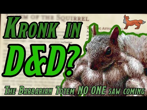 Totem of the Squirrel Barbarian - D&D 5e Homebrew Subclass Discussion