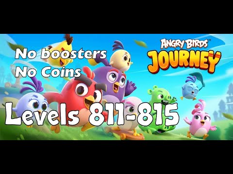 Angry Birds Journey Levels 811-815