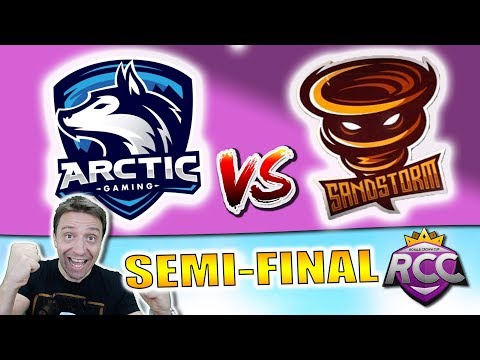 SEMI FINAL - ARCTIC GAMING vs SANDSTORM EU - Clash Royale Crown Cup English