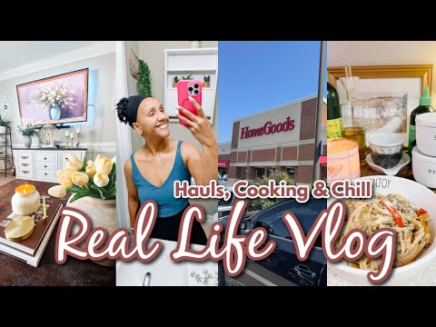 HomeGoods Shop With Me + Easy Italian Drunken Noodles Recipe | Goodwill Haul & Life Vlog