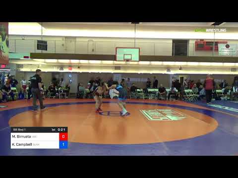 2018 Bill Farrell Memorial International/Women's Freestyle 59 RR Rnd 1 - Marizza Birrueta (LWC) Vs