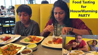 We selected this restaurant Food for our House warming Party with Friends~FoodTasting~FamilyTraveler