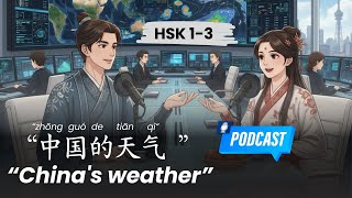 HSK 1-3 l China's weather l 中国的天气 l Chinese Podcast