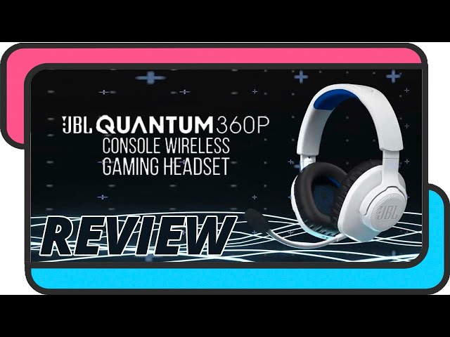 Vídeo relacionado con JBL Quantum 360 Auriculares inalámbricos circumaurales para gaming, conexión inalámbrica dual de 2,4 GHz y Bluetooth, JBL QuantumSURROUND Signature, batería de 22 h, micrófono desmontable, negro