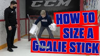 How to Size a Goalie Stick - Choosing the Right Paddle Length