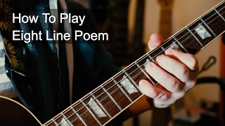 Eight Line Poem David Bowie Guitar Solo Lesson