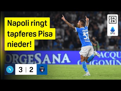 SSC Neapel - Pisa | 4. Spieltag | Serie A | DAZN Highlights