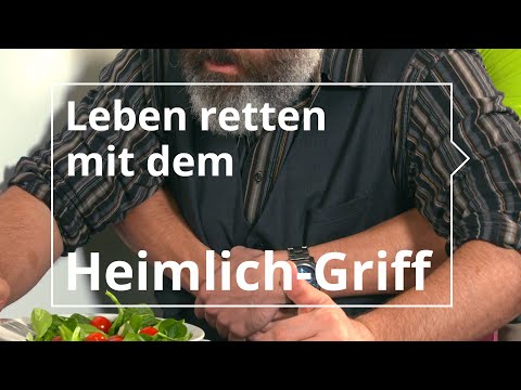 Mit dem Heimlich-Griff im Notfall Leben retten