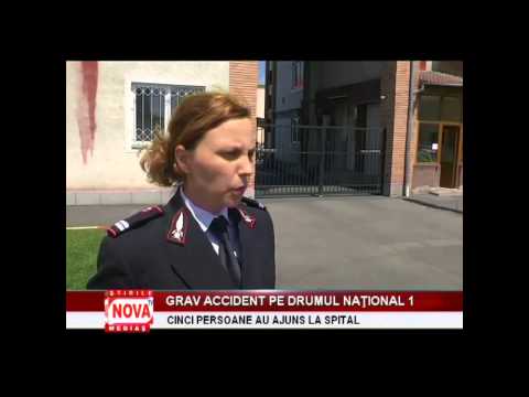 Accident grav pe DN 1 la Şelimbăr - NovaTv Mediaş