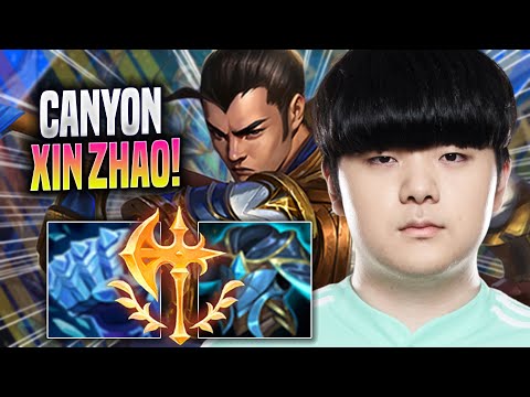 CANYON TRIES XIN ZHAO WITH NEW BUFFS! - DK Canyon Plays Xin Zhao JUNGLE vs Nidalee! | Season 2022